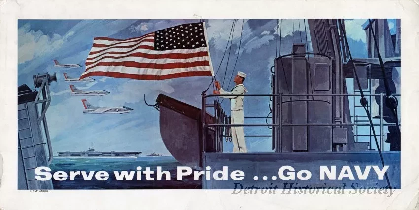 Poster - Serve with Pride ... Go Navy