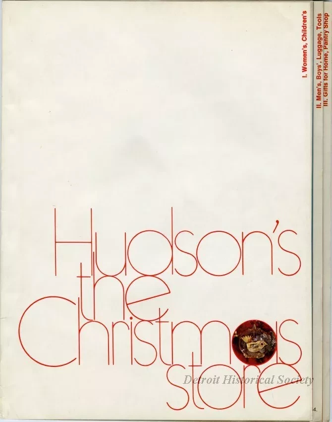Catalog, Sales - Hudson's the Christmas Store