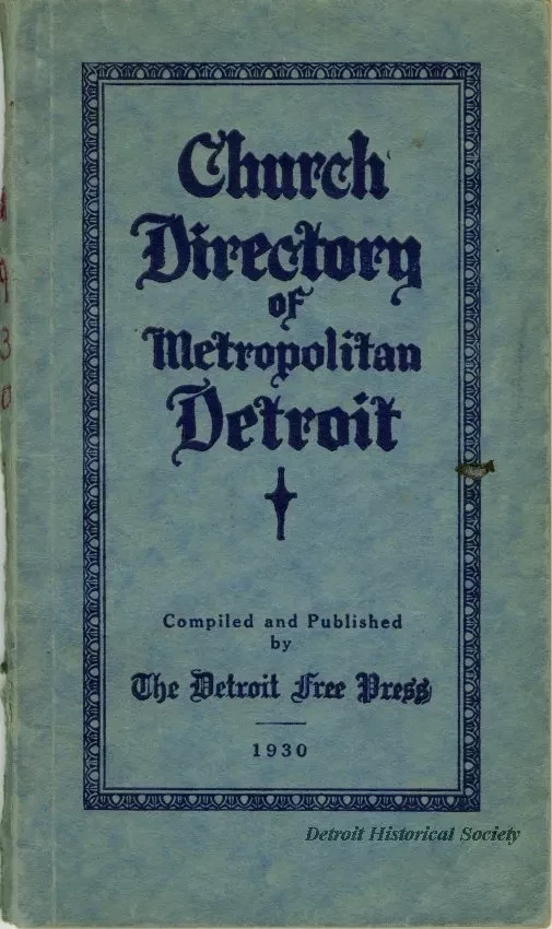Directory - Directory of Churches and Other Religious Organizations in Metropolitan Detroit