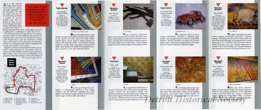 Pamphlet - Art in the Stations