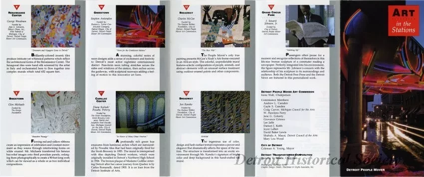 Pamphlet - Art in the Stations