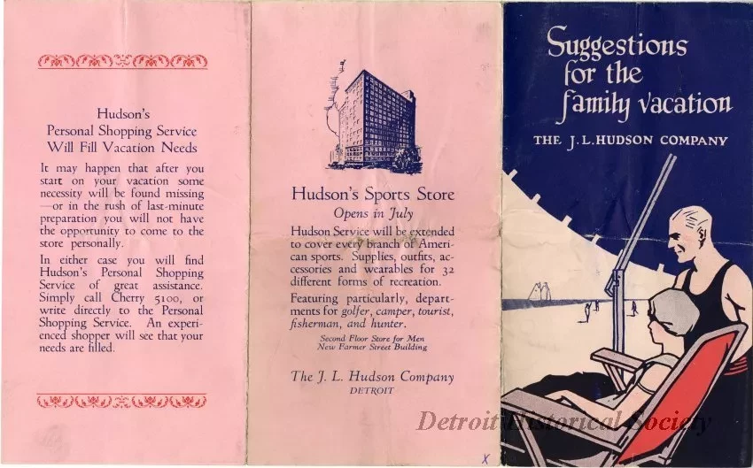 Brochure - Suggestions for the Family Vacation