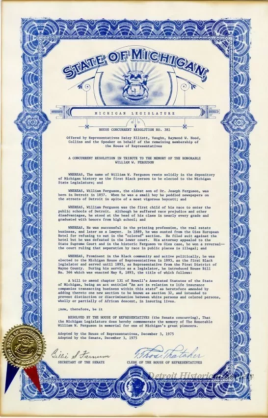 Resolution - House Concurrent Resolution No. 381