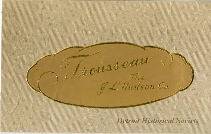 Label - Trousseau - The J. L. Hudson Co.