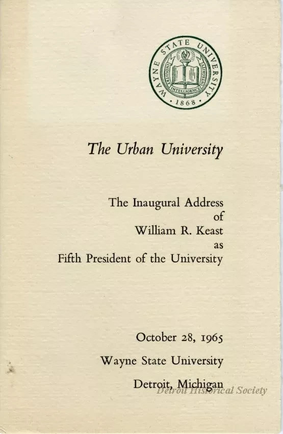 Booklet - The Urban University