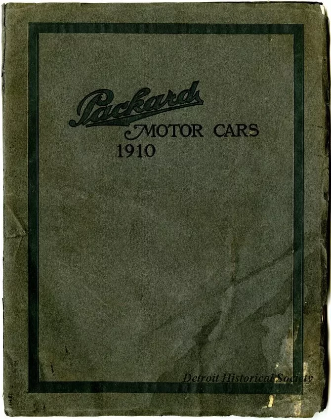 Catalog - Packard Motor Cars 1910