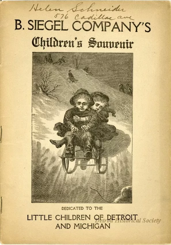 Booklet - B. Siegel Company's Children's Souvenir