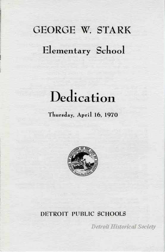 Program - George W. Stark Elementary School