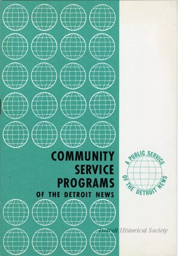 Booklet - Community Service Programs of the Detroit News