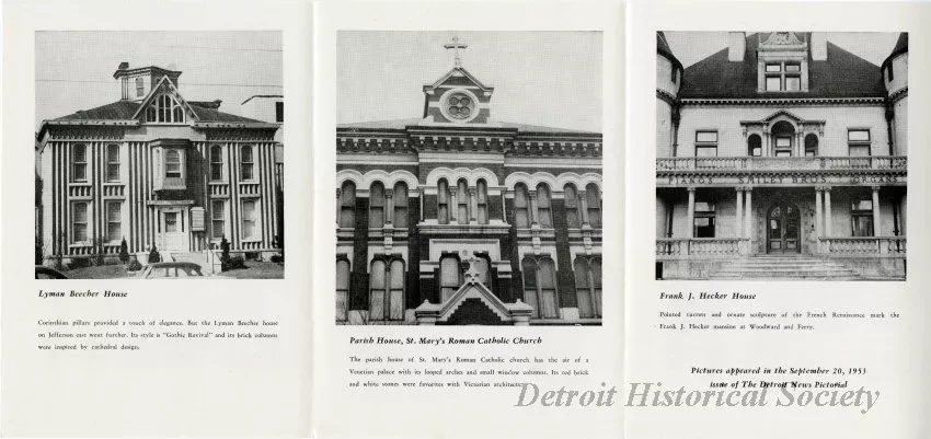 Pamphlet - The Detroit News, The Home Newspaper, Presents Detroit Album, From the Issues of The Detroit News Pictorial