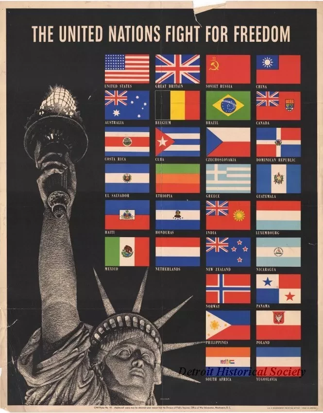 Poster - The United Nations Fight for Freedom