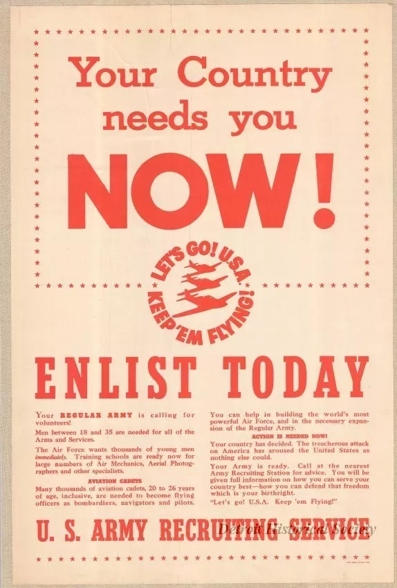 Poster - Your Country Needs You NOW!