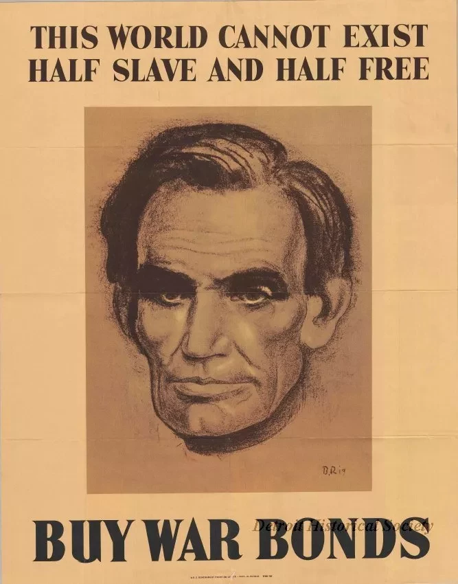 Poster - This World Cannot Exist Half Slave and Half Free