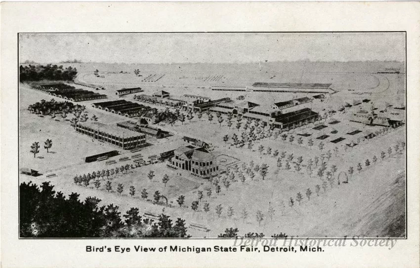 Postcard - Bird's Eye View of Michigan State Fair, Detroit, Mich.