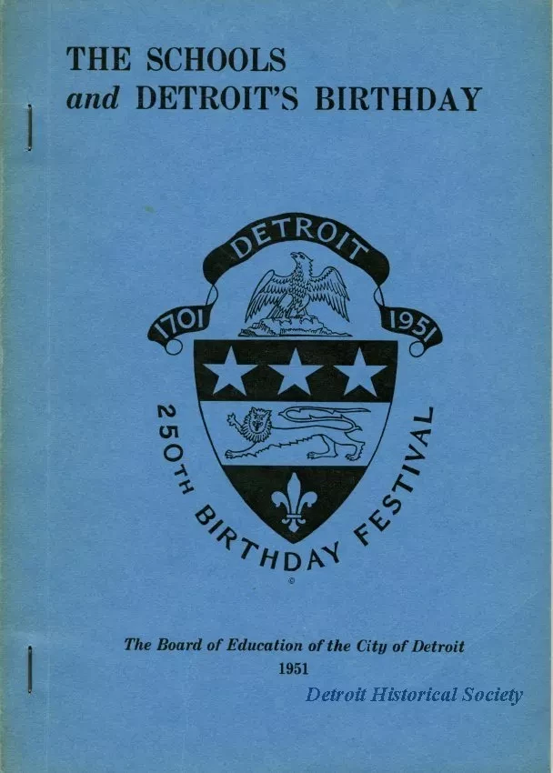 Manual - The Schools and Detroit's Birthday