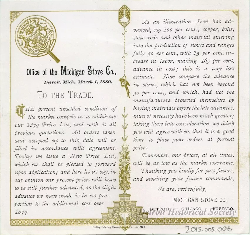 Announcement, Business