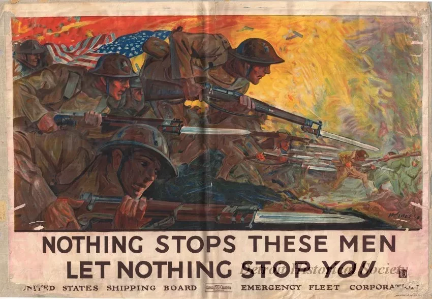Poster - Nothing Stops These Men Let Nothing Stop You