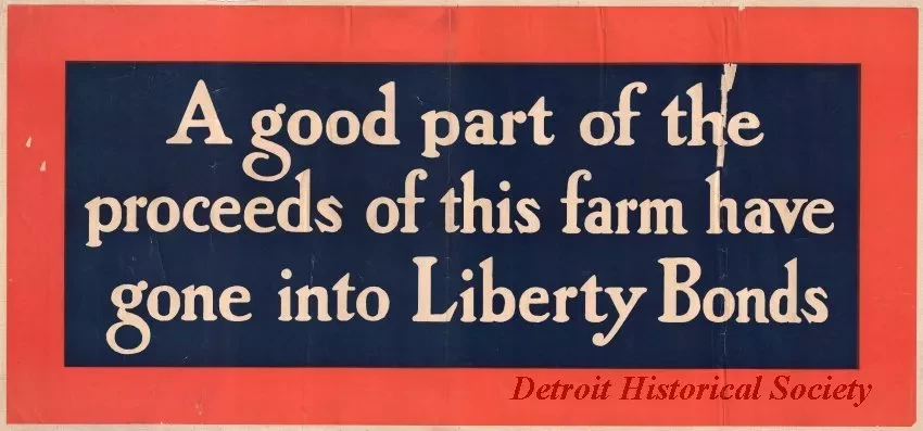 Poster - A good part of the proceeds of this farm have gone into Liberty Bonds