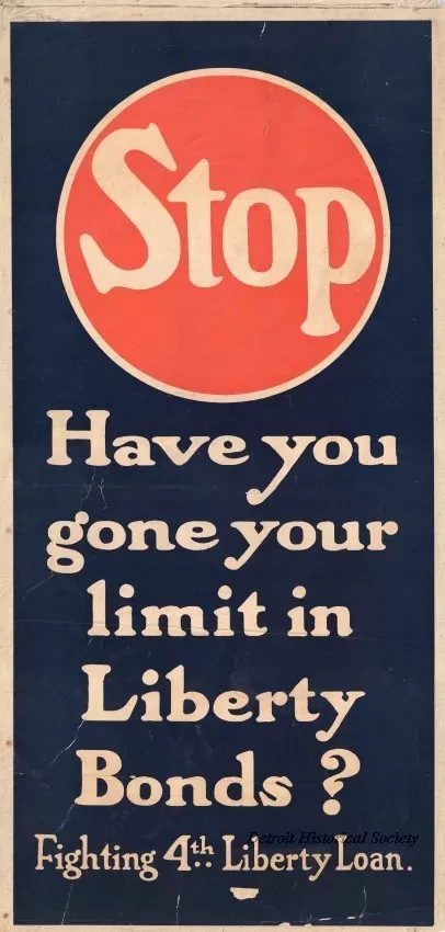 Poster - Stop Have you gone your limit in Liberty Bonds?