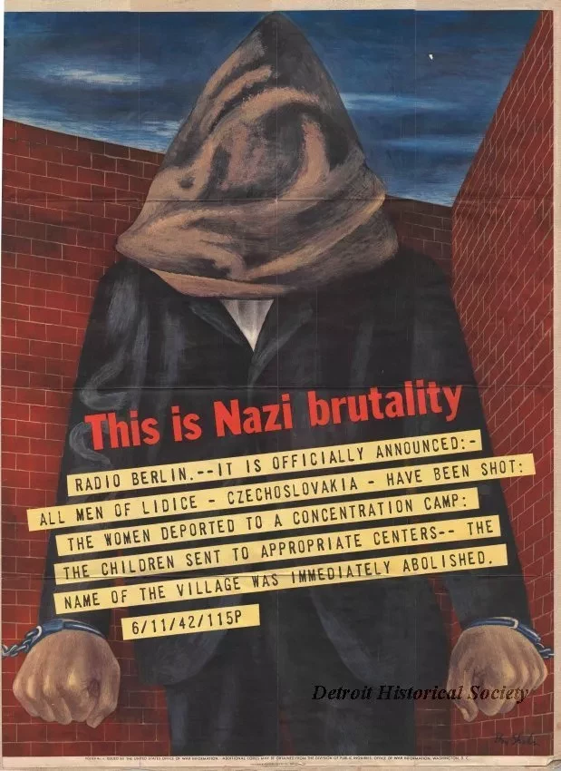 Poster - This is Nazi brutality
