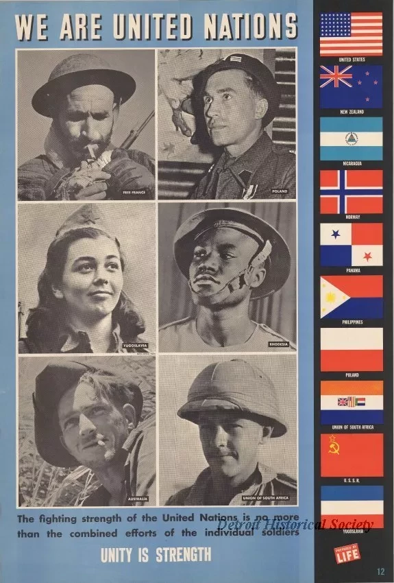 Poster - We Are United Nations - Unity Is Strength