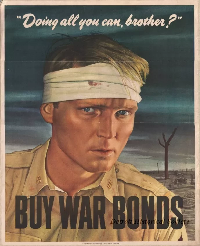 Poster - Doing all you can, brother?
Buy War Bonds