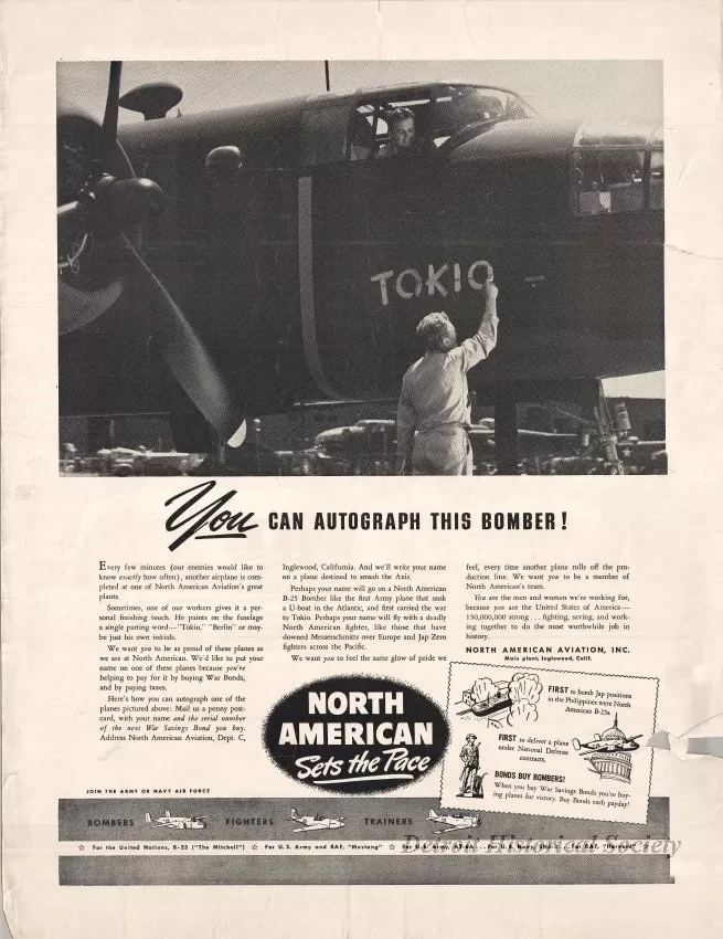 Poster - You Can Autograph This Bomber!