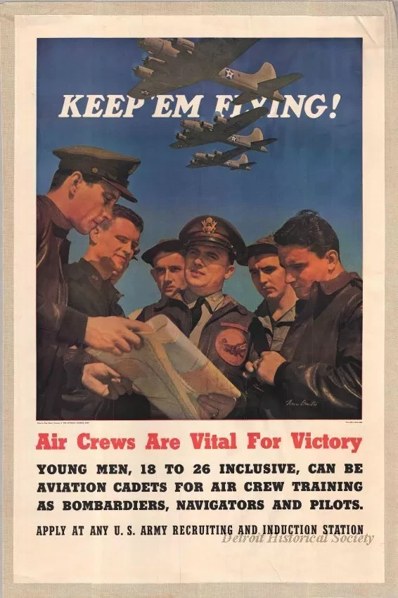 Poster - Keep 'Em Flying!
Air Crews Are Vital For Victory