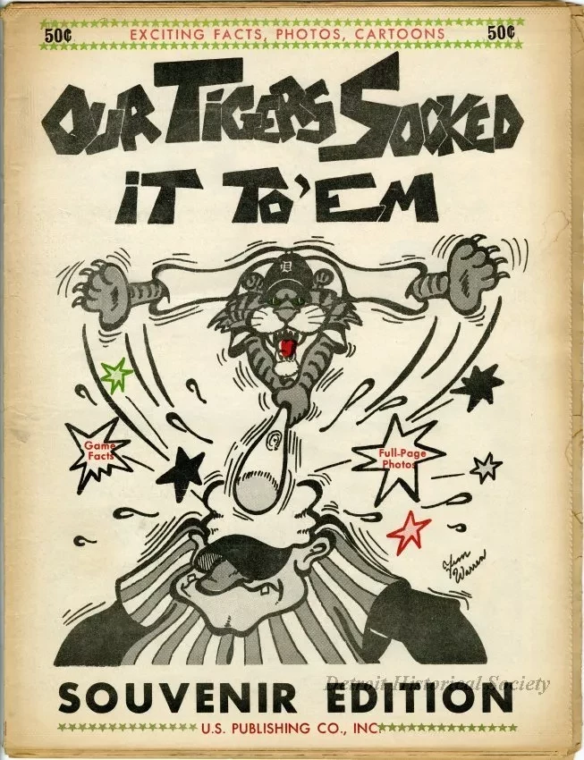 Booklet - Our Tigers Socked it to 'Em, Souvenir Edition