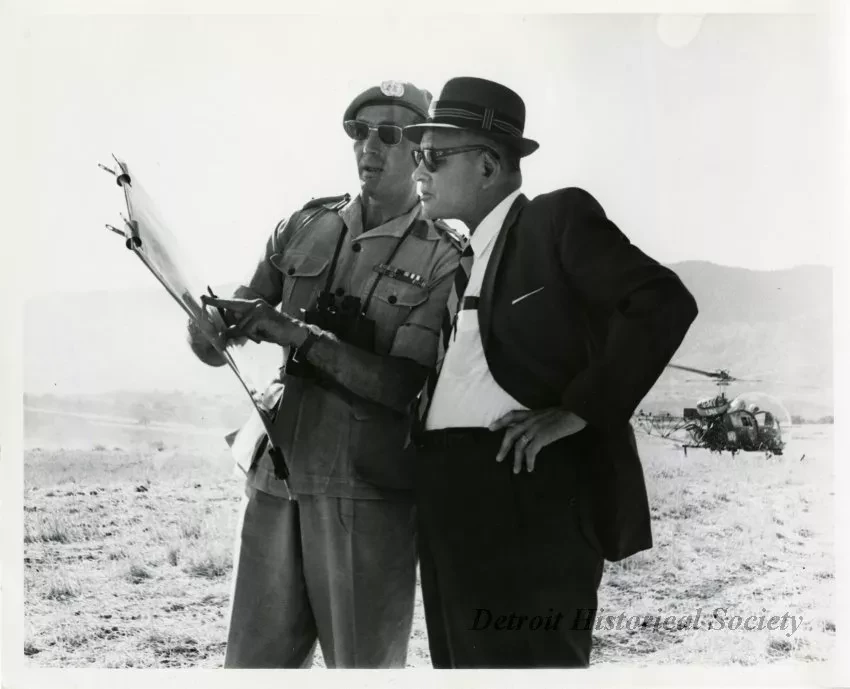 Print, Photographic - Under-Secretary Bunche Visits UNFICYP