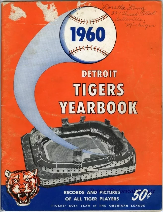 Yearbook - 1960 Detroit Tigers Yearbook