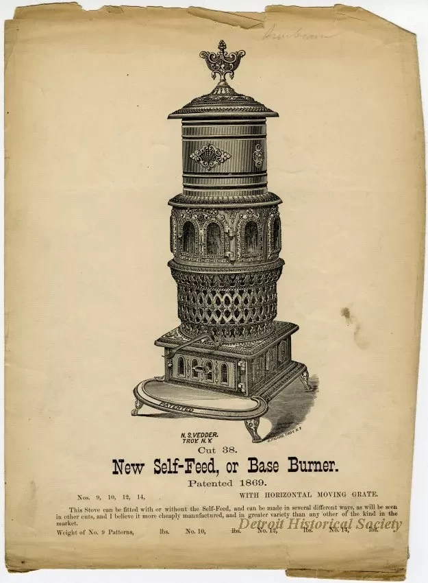 Advertisement - New Self-Feed, or Base Burner