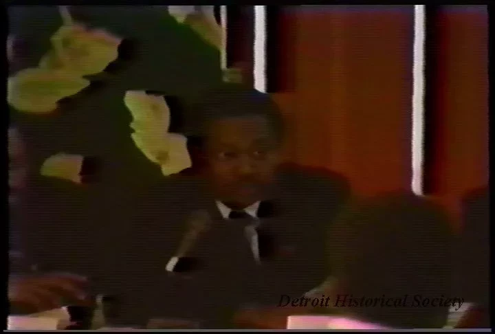 VHS - 10 min. Segment of Commander James Jackson from the Mayor's Anti-Crime Summit of March 1989
