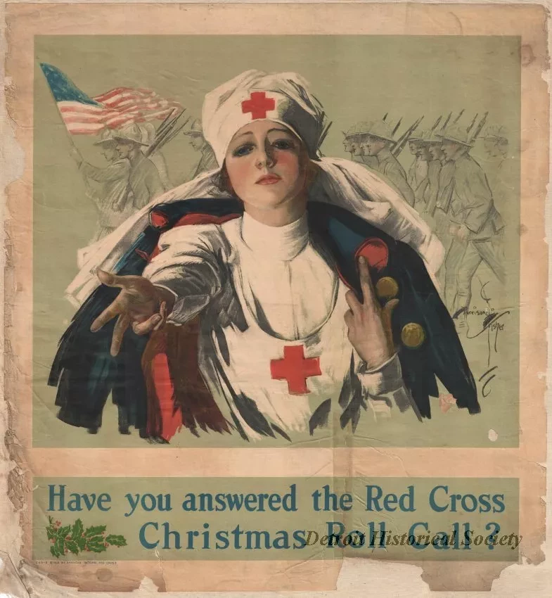 Poster - Have you answered the Red Cross Christmas Roll Call?