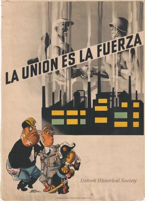 Poster - La Union es la Fuerza
[The Union is Strength]