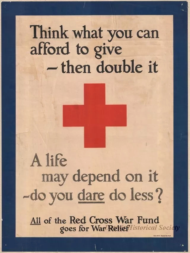 Poster - Think what you can afford to give - then double it.