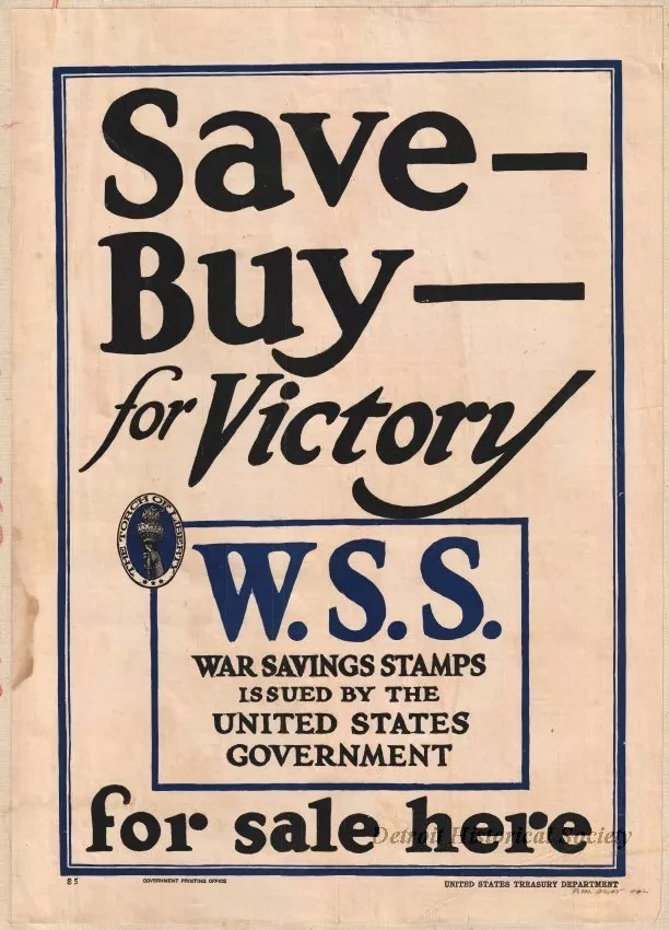Poster - Save - Buy - for Victory