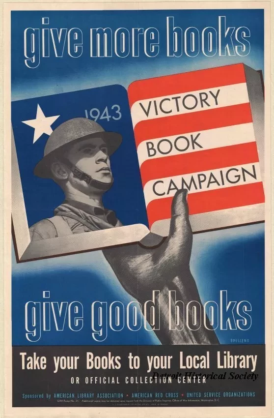 Poster - give more books