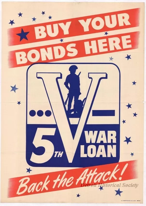 Poster - Buy Your Bonds Here - 5th War Loan