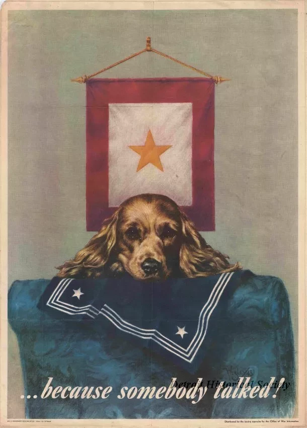 Poster - Because somebody talked!