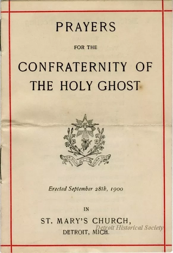 Prayer - Prayers for the Confraternity of The Holy Ghost
