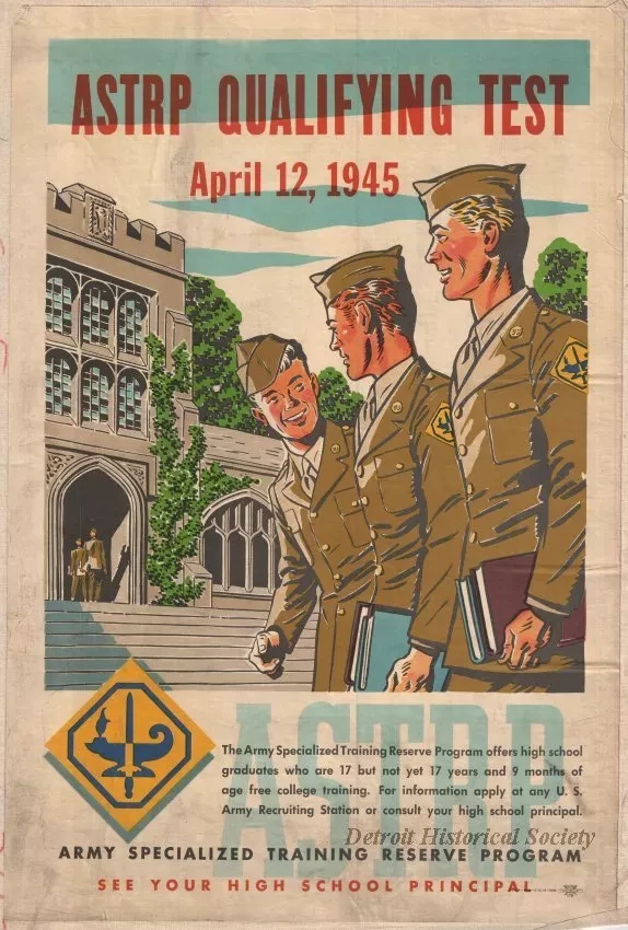 Poster - ASTRP Qualifying Test
April 12, 1945