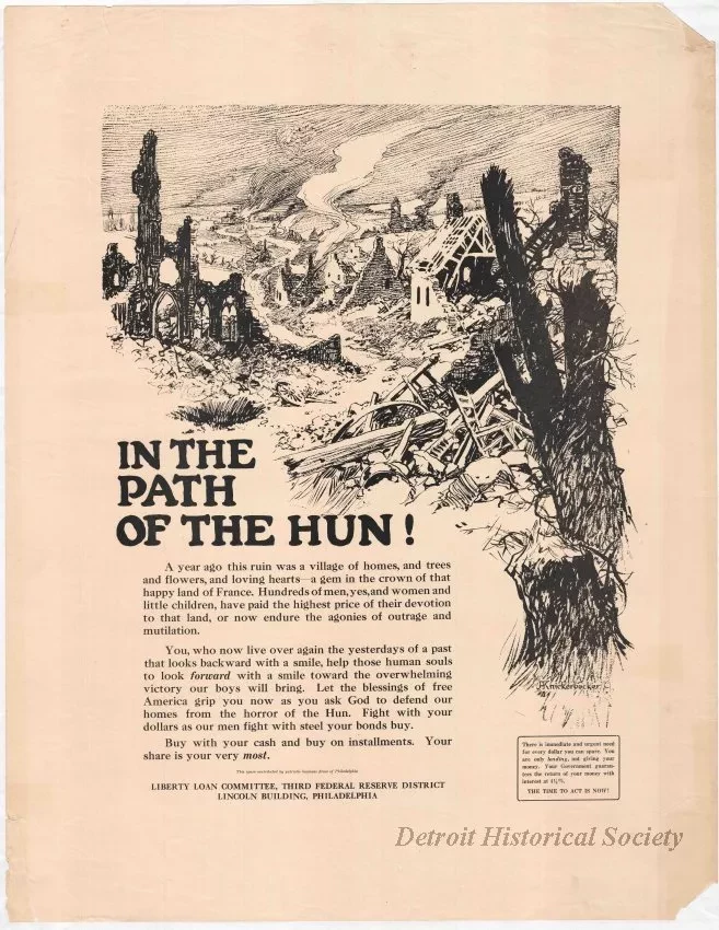 Poster - In the Path of the Hun