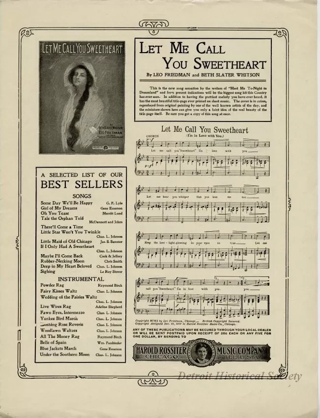 Music, Sheet - Let's All Take A Trip Out To Riverview