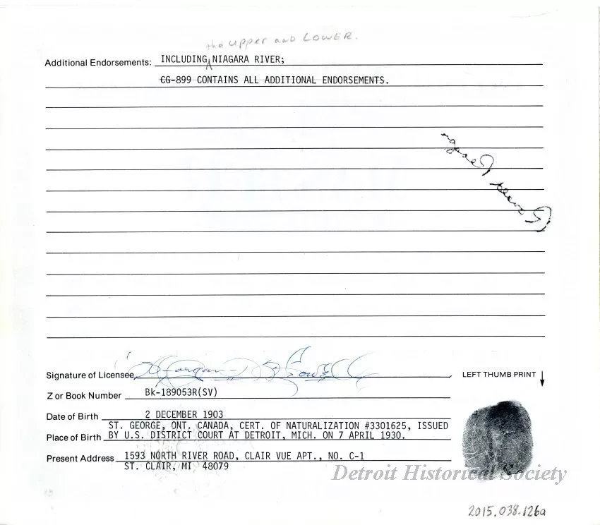 License, Occupational - United States Coast Guard Master License