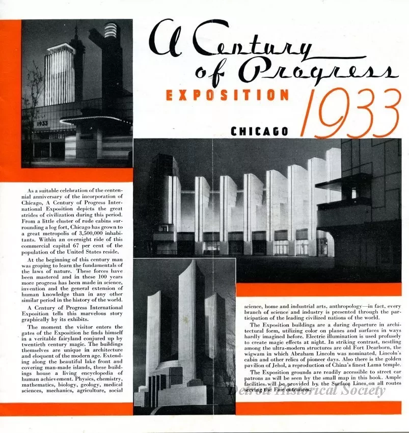Brochure - A Century of Progress Expostion, Chicago, 1933