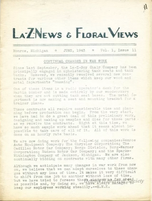 Newsletter - La-Z-News & Floral Views