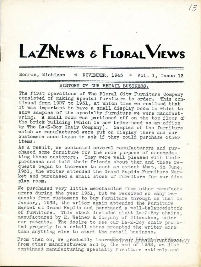 Newsletter - La-Z-News & Floral Views