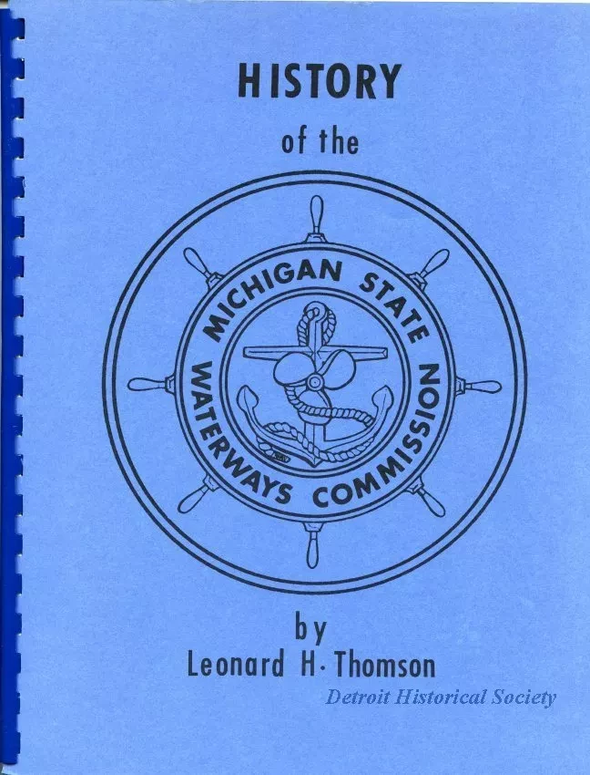 Booklet - History of the Michigan State Waterways Commission