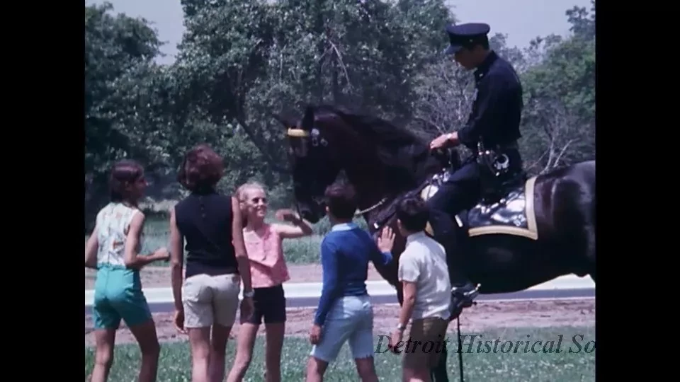 Film, Motion Picture - Detroit Police Mounted Bureau